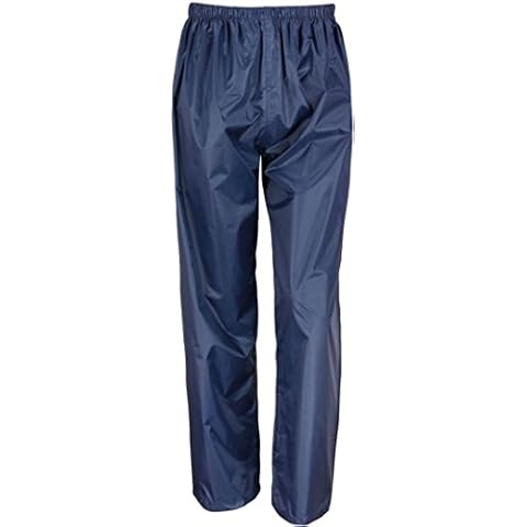 Wetplay Waterproof Navy Blue Over Trousers for Kids Childs Boys Girls Childrens (7-8 Years) Cover