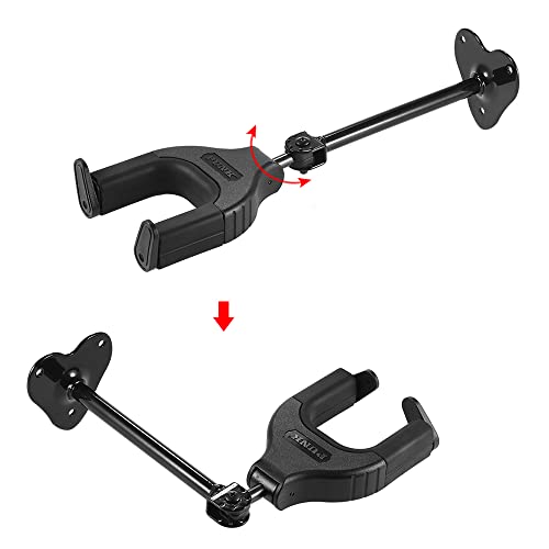 SHUIYUE Support réglable Hook Wall Mount Guitar Hanger Keeper Auto Grip système en Forme de Coeur en métal de Base pour… - Les Beatles, Paul McCartney, John Lennon, RIngo Starr, George Harrison SHUIYUE Support réglable Hook Wall Mount Guitar Hanger Keeper Auto Grip système en Forme de Coeur en métal de Base pour… – Image 6