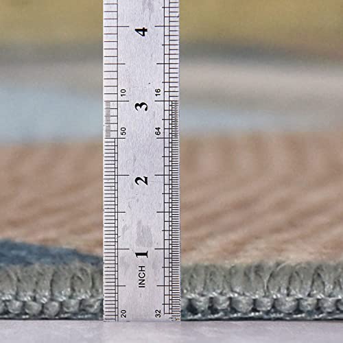 ishro home 3x5 Feet 3D Jet Multi Printed Carpet Rug Runner and Carpets for Bedroom/Living Area/Home with Anti Slip Backing (Crystals, 3x5 fts)