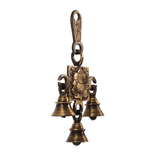Ecraftindia Lord Ganesha Brass Hanging Bells #TOP1
