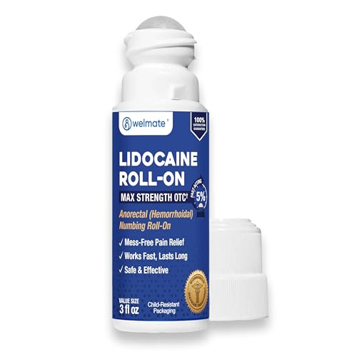 WELMATE - 5% Lidocaine Roll-On (3 oz Value Size) -