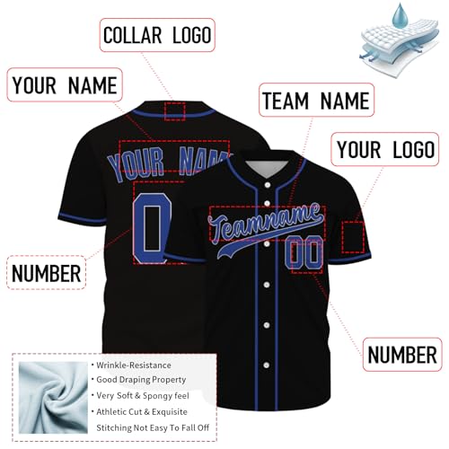 Customize Men's Baseball Tame Jerseys Baseball Jersey Customize Men Women Baseball Fan's Jerseys Name Logo miniatura 4