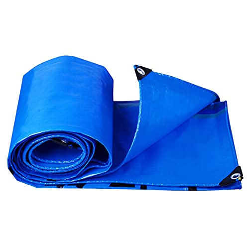 AMEPOO PVC Tarpaulin Cloth，Thicken Encryption Tarpaulin Waterproof, Reinforcement and Durability, Easy to Fold, 23 Sizes(1.9x1.9m)