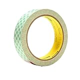 3M Double Coated Paper Tape 410M, Natural, 1 in x 10 yd, 5 mil, 1 Roll, Quick Grab and Dependable Hold