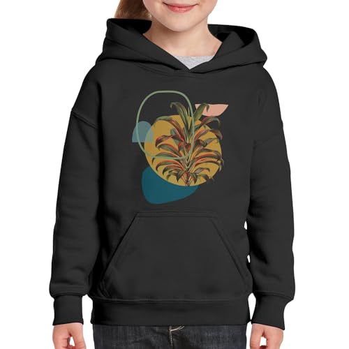 Sweat enfant plante exotique vintage pull à capuche tropical jungle feuille - 3