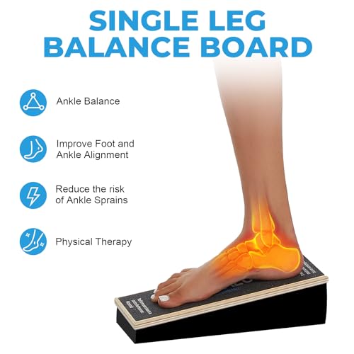 ARCHAEUS Athletic Balance Boards,Slant Board,Wobble Board,Balance Wedge for Condition Your Body and Prevent Injury