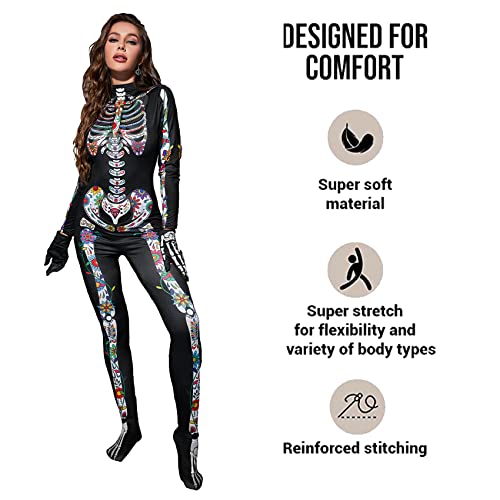 Mujer, Apparel disfraz catrina mujer Marca Joy Bang (3)