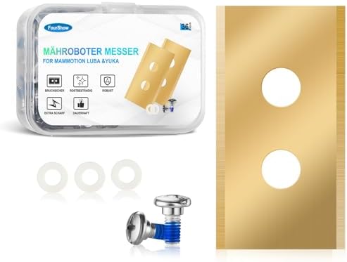 Lames Rechange Robot Tondeuse G Greengrass Tools - Compatibles MAMMOTION LUBA/YUKA | Incassables, Certifiées DIN