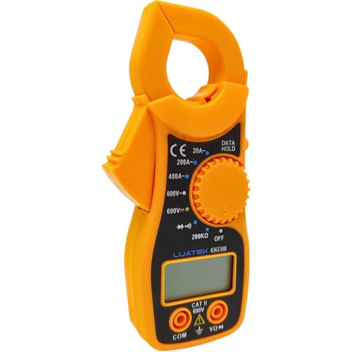 Multímetro Digital Portátil Profissional com Detector de Tensão e Corrente Visor Digital LCD 600v -
