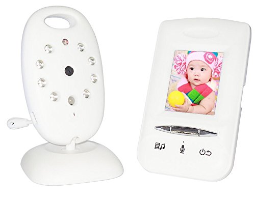 BW Nuevo 2.0 pulgadas bebé Monitores 2.4G intercomunicador 8 LED visión nocturna Baba Eletronica bebé Monitores 4 canciones de cuna video bebé Monitores cámara de seguridad inalámbrica