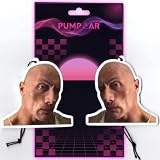 PumpCar 2 pieces Dwanye "The Rock" Johnson double-sided hanging vanilla-scented car air freshener Cool for rearview mirror Car Interior Accessories Household Gifts