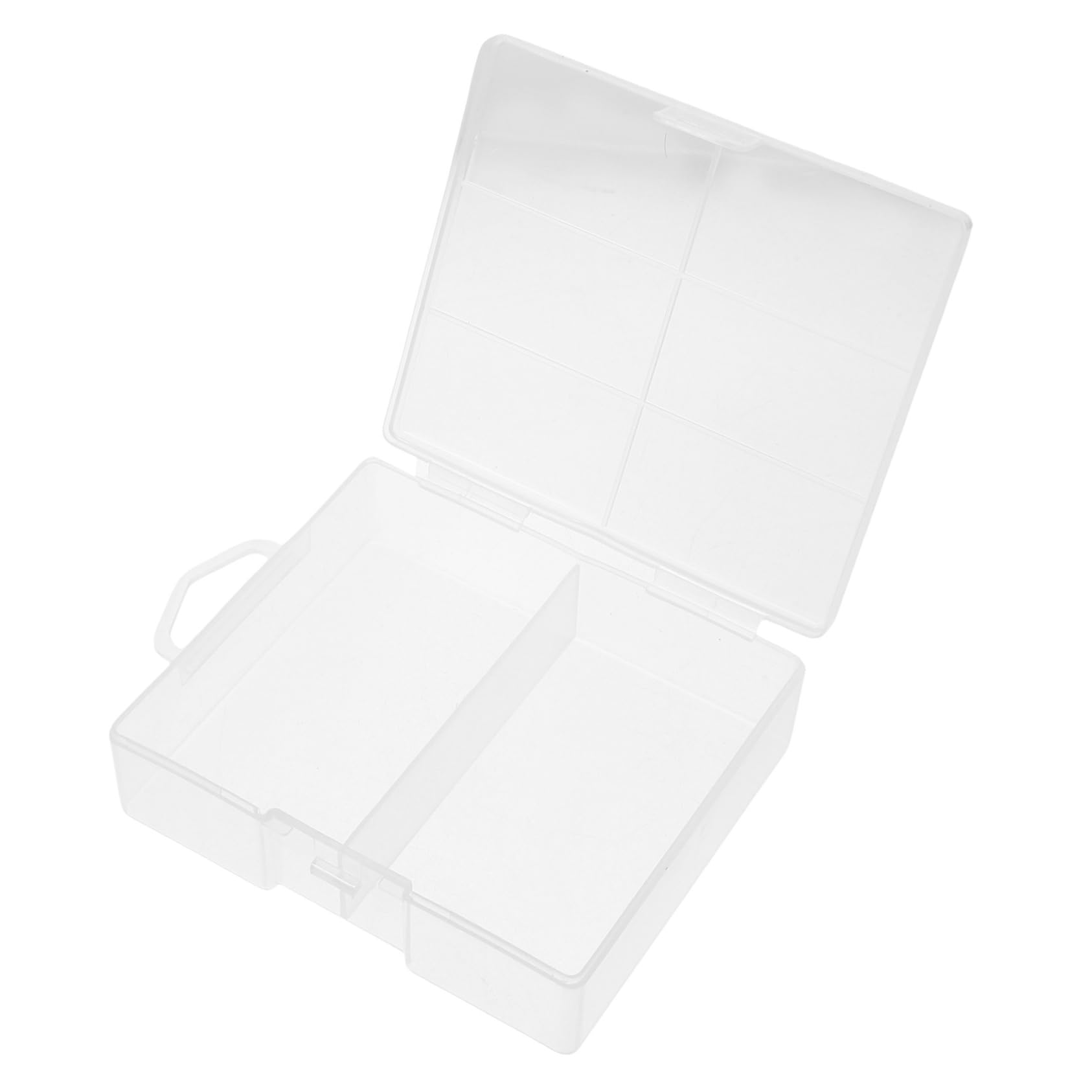 Battery Storage Organizer Box Durable Plastic Battery Holder Case for Efficient Storage Compact Design for Home Travel Use