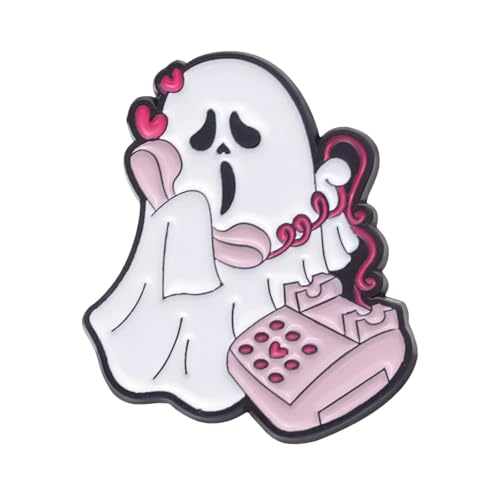 Decoração de Halloween para interiores, insígnia de Halloween, adorável amuleto para a sua fantasia ou acessório, perfeito para truque ou tratamento e festas noturnas, tendas de campanha de eventos