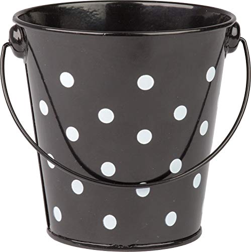 Teacher Created Resources Black Polka Dots Bucket