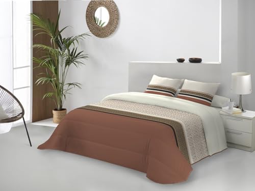 JVR | Conforter Nórdico Tamaño 235 Ligero y Cálido para Invierno – Edredón Aislante Color Rosa para un Descanso Cómodo y Reparador