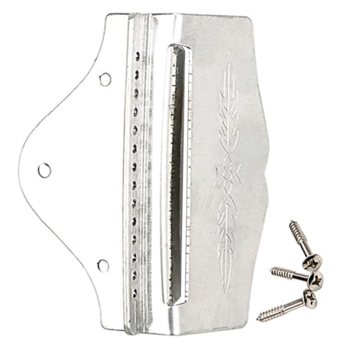 ERINGOGO 14 String Mandolin Tailpiece Metal String Tailpiece Mandolin Parts and Supplies