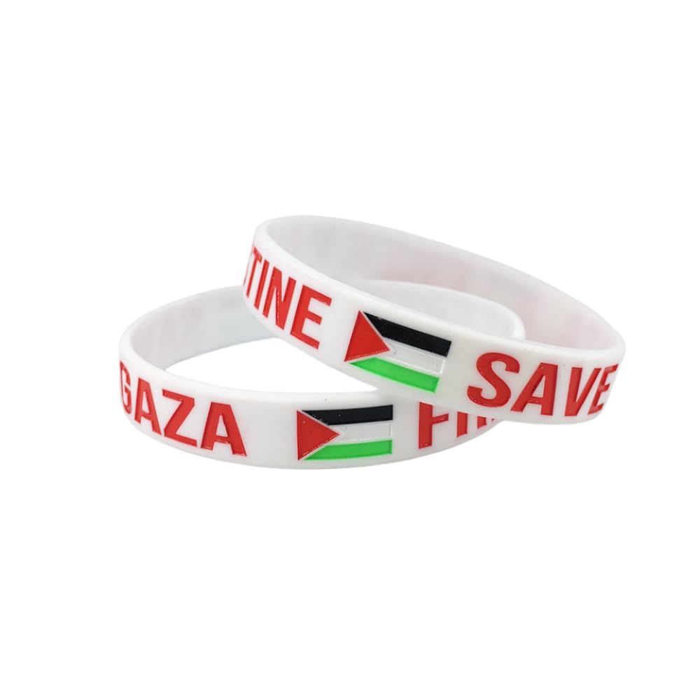 COLORFUL BLING Handmade Palestine Bracelets Support Palestine Bracelets for Women Men Adjustable Weaved Rope Wristband Jewelry Palestine National Flag Charm Leather Cord Bracelets
