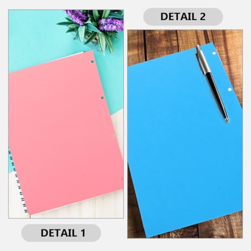 Separadores de página A4 para diarios y cuadernos iplusmile, organiza tu día a día con color 7