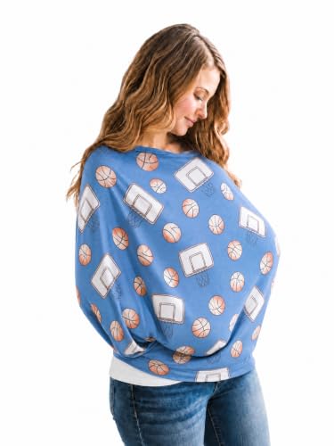Image of Copper Pearl Nursing Cover for Breastfeeding - Multi-Use Baby Car Seat Cover, Stroller Cover & Breast Feeding Cover Up for Women, Stretchy Breathable High Quality Cover for Boy or Girl, Dunk