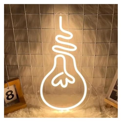 Lumières néon décoratives pour raviver un mur de chambre sombre