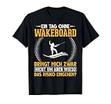 Wakeboarder Sportler witzig wake