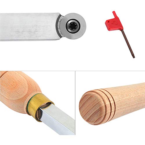 Herramienta para torneado de madera con inserto de carburo 12mm miniatura 4