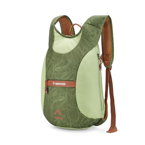 Image of uppercase Revo Laptop Backpack for Men and Women | Fits Up to 14 Inch Laptop | 18L Lightweight Multi-Pocket Casual Backpack with Adjustable Shoulder Straps for College, Work & Daily Commute