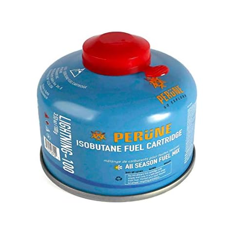 Perune Iso-Butane Camping Fuel Gas Canister All Season Mix - 100gram Cover