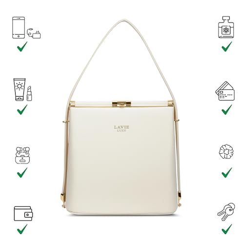Image of Lavie Luxe Women's Glare25 Frame Satchel Handbag | Satchel Bag For Work | Ladies Purse | Stylish Shoulder Bag | Gift For Women