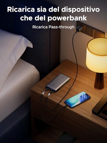 UGREEN Nexode 145W Power Bank 25000mAh Ricarica Rapida Caricatore Portatile PC USB C PD3.1 140W 3 Porte LED Compatibile con iPhone 17 16 15 14 Plus Pro Max Air Galaxy S25 S24 A56 A17 A16 MacBook iPad - Immagine 5