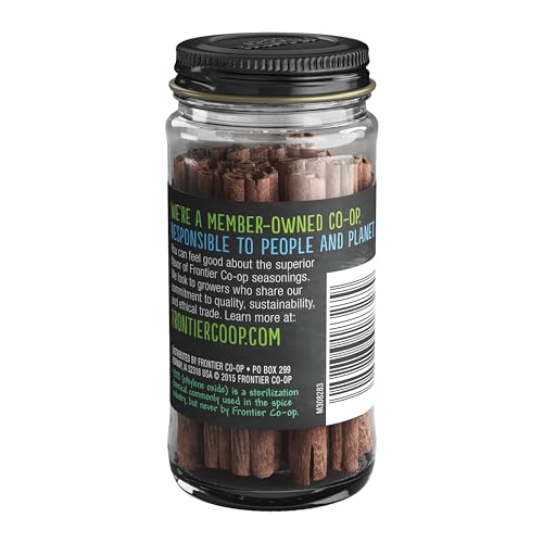 Frontier Co-op Cinnamon Sticks, Whole 2.75", 1.02 oz - Korintje Cinnamon for Mulled Drinks, Cider, and Tea - Image 3