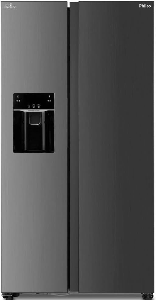 PHILCO Refrigerador side by side frost free prf613id eco inverter 513l inox 220v