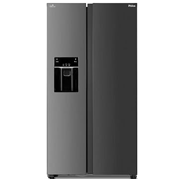 Refrigerador side by side PHILCO frost free prf613id eco inverter 513l inox 127v