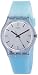 Swatch Originals Sea-Pool Grey Dial Silicone Strap Ladies Watch GM185