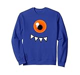 Photo Gallery cute one eyed monster face orange eye halloween costume felpa Photo Gallery cute one eyed monster face orange eye halloween costume felpa