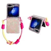 Amazon.co.jp: Galaxy Z Flip6/Flip7FEケース 透明 幻彩 3D 貝殻