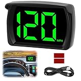 Digital GPS Speedometer Car MPH HUD Display with LED Large Font Display, GPS Heads Up Displays for Cars, Trucks, Suvs, Motorcycles Speedo Head Up Screen, USB Plug Play (1) - Image 8