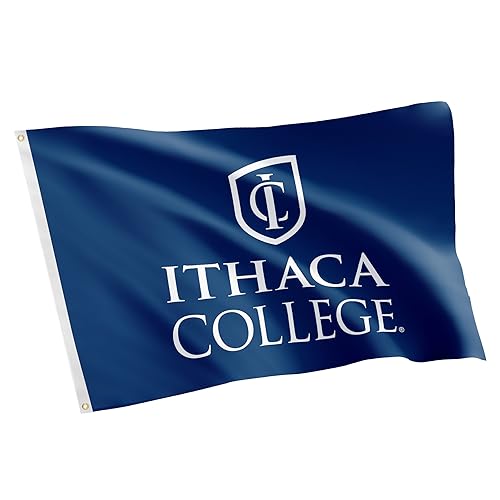 Desert Cactus Ithaca College IC Flag - 3 x 5 Feet Bombers Banner, Indoor/Outdoor Durable Fabric, 100% Polyester Design (Style 1)