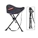 Produktbild Outdoor Tragbare Falten Dreibeinigen Stuhl Camping Hocker Freizeit Komfort Verdickung Picknick Reise Angeln Bergsteigen Grill Park Garten Hof Schwarz