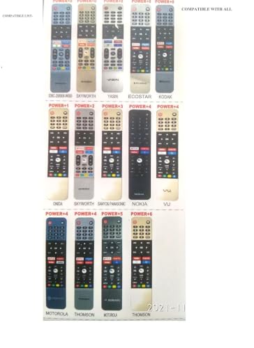Image of Compatible with Thomson Smart TV Remote Control Original Model 43 OATHPRO2000 65 OATHPRO2020 75 OATHPRO2121 Suitable for Android 4K LED FHD UHD OLED Television Without Voice Command