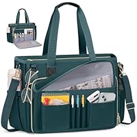 Teacher Tote Bag 15.6 inch Laptop Bag for Women, Professional Laptop Briefcase Work Bags Nurse Bag Lightweight Laptop Tote