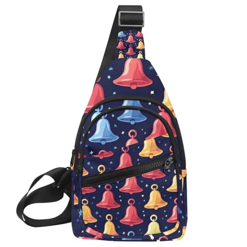 Mochila cruzada ergonómica para liberar tus manos riñonera de campana para running