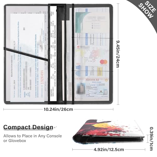 Organizador de Documentos de Cuero Slim miniatura 3