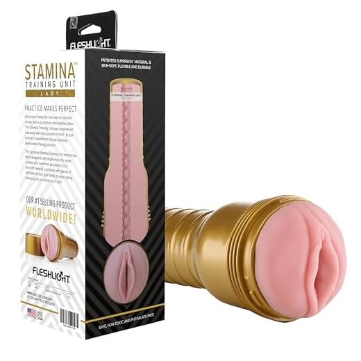 Fleshlight Pink Lady Stamina Training Unit - SuperSkin Masturbator, Sex-Spielzeug extrem realistisch