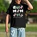 Football Shirts for Girls Boys Coquette Bow Kids Tshirt Game Day Tee Top Black