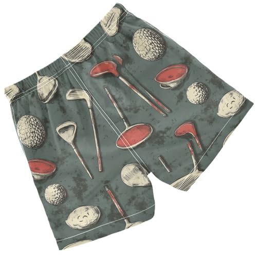 Pigsaly Boys' Swim Board Shorts Sports Golf Boy's Swim Trunks Kids Swimwear S Multicolor2