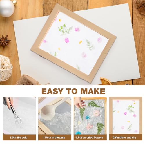 Cadres fabrication de papier HEALSOPTHY en bois double couche - 5