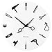 Barber Equiment Tools Wall Clock Modern Design Barber Shop Business Sign Wall Watch Beauty Hair Salon Clock Hairdresser Gift