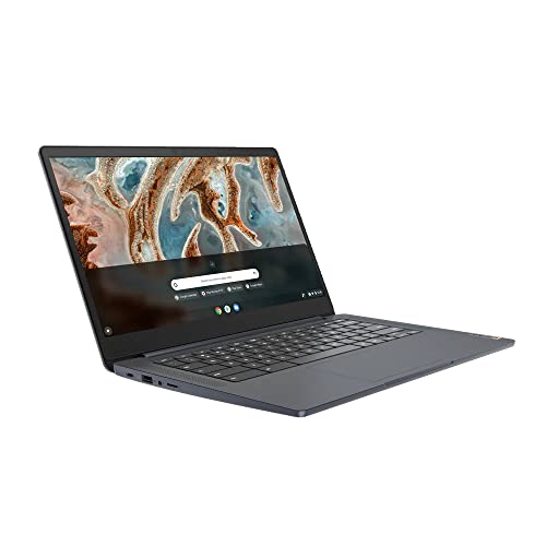 Image of Lenovo IdeaPad 3 Chrome 14M836 14 inch HD Chromebook MediaTek MT8183 4GB RAM 64GB eMMC 5.1 microSD Card Reader Abyss Blue Chrome OS (Renewed)