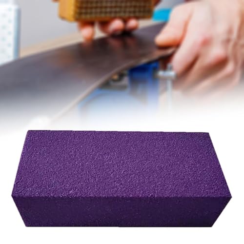 YIJU Snowboard Gummy Stone, Gummy Rubber Grinding Stone, Repair Tool, Edge Grinding Rubber Block,Ski Stone for Snow Ski,Sharpening, Purple